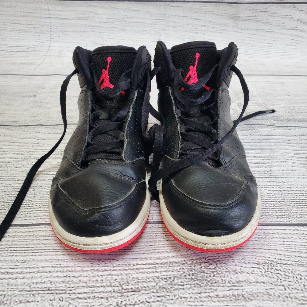 Jordan Black High Top Shoe Size 2Y